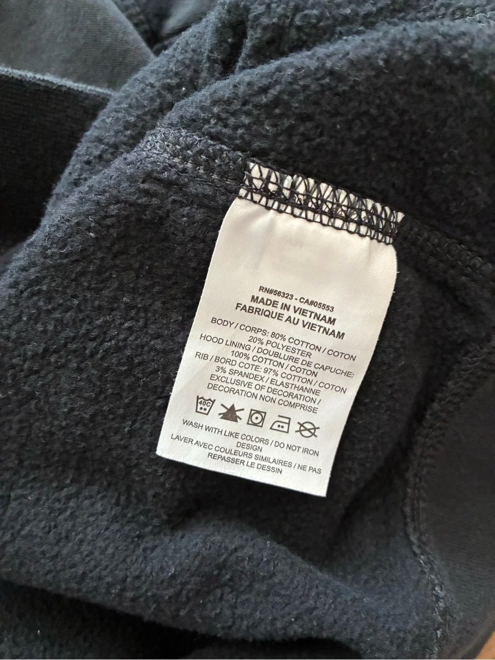 Nike Black Hoodie with White Swoosh Logo